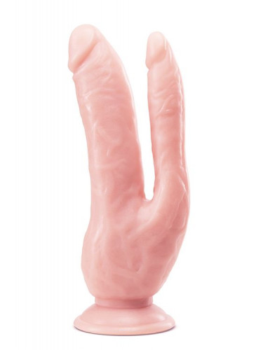 Телесный фаллоимитатор 8 Inch DP Cock - 20,32 см.