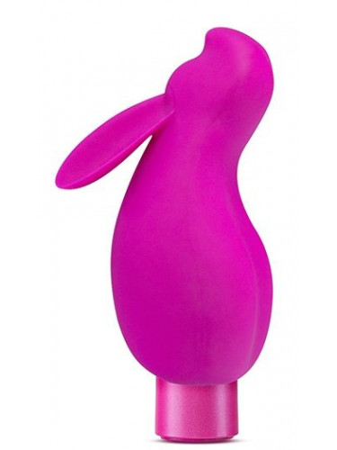 Лиловый вибромассажер-зайчик Lily - 12,06 см.