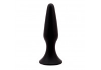 Черная анальная пробка L Silicone Plug - 12,8 см.