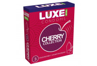 Презервативы с ароматом вишни LUXE Royal Cherry Collection - 3 шт.