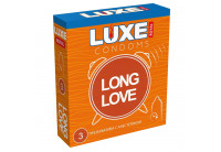 Презервативы с продлевающим эффектом LUXE Royal Long Love - 3 шт.