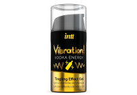 Жидкий интимный гель с эффектом вибрации Vibration! Vodka Energy - 15 мл.