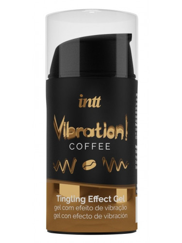 Жидкий интимный гель с эффектом вибрации Vibration! Coffee - 15 мл.