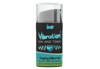 Жидкий интимный гель с эффектом вибрации Vibration! Gin Tonic - 15 мл.