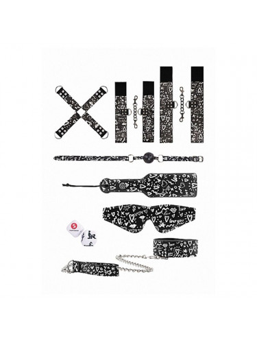 Набор для бондажа с принтом Printed Bondage Kit