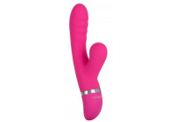 Розовый вибратор-кролик Foreplay Frenzy Pucker с функцией вакуума
