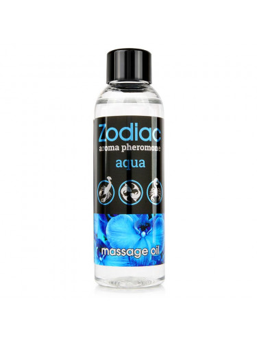 Массажное масло с феромонами ZODIAC Aqua - 75 мл.