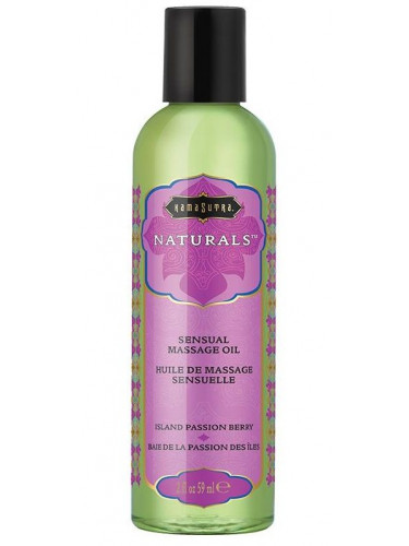 Массажное масло Naturals Island Passion Berry с ароматом тропических фруктов - 59 мл.