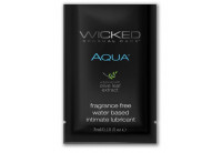 Легкий лубрикант на водной основе с алое Wicked Aqua - 3 мл.