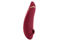 Бордовый клиторальный стимулятор Womanizer Premium 2