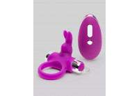 Лиловое виброкольцо с пультом ДУ Remote Control Cock Ring