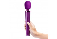 Фиолетовый жезловый мини-вибратор Le Wand Petite c 6 режимами вибрации