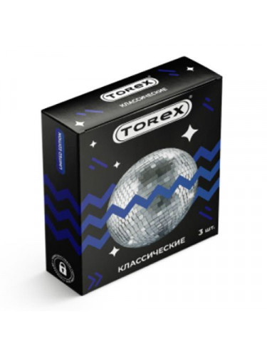 Гладкие презервативы Torex Party Классические - 3 шт.