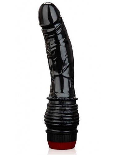 Черный анальный вибратор 4.75 Vibrating Anal Dildo