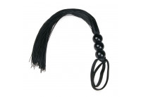 Черная силиконовая плеть Silicone Whip - 32 см.