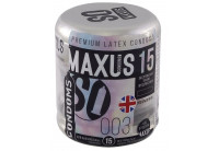 Экстремально тонкие презервативы MAXUS Extreme Thin - 15 шт.