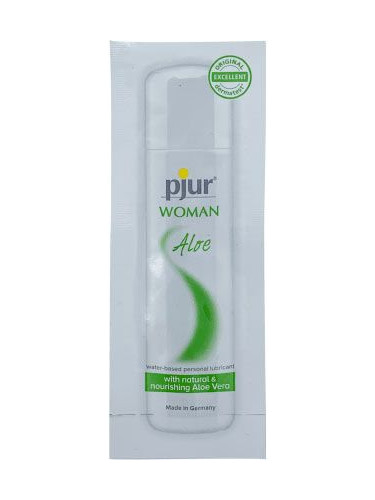 Лубрикант на водной основе pjur WOMAN Aloe - 2 мл.