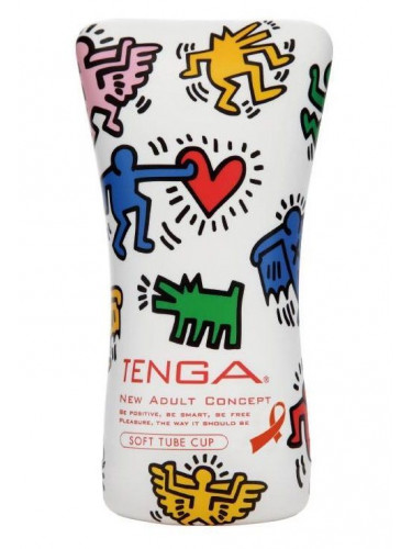 Мастурбатор-туба Keith Haring Soft Tube CUP