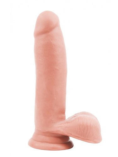 Телесный фаллоимитатор-реалистик Dual Density Dildo - 17,5 см.