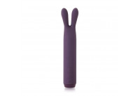 Фиолетовый вибратор с ушками Rabbit Bullet Vibrator - 8,9 см.