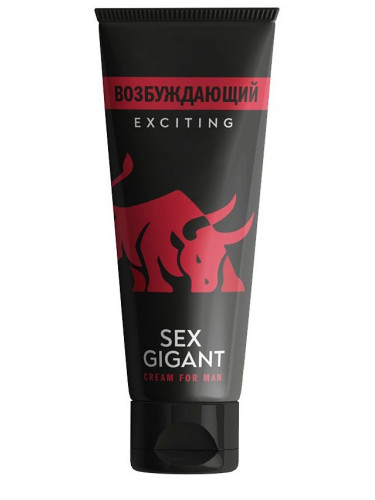 Возбуждающий крем для мужчин Sex Gigant Exciting - 80 мл.
