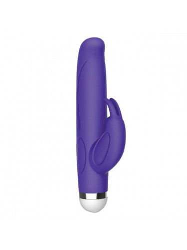 Фиолетовый вибратор-кролик The Mini Rabbit - 13,9 см.
