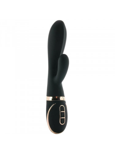 Черный вибратор-кролик Dual Stim Rabbit Vibrator