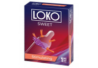 Стимулирующая насадка на пенис LOKO SWEET с возбуждающим эффектом