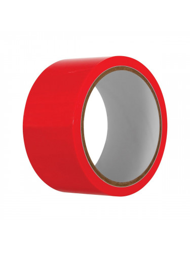 Красная лента для бондажа Red Bondage Tape - 20 м.
