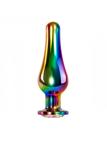 Радужная металлическая пробка Rainbow Metal Plug Large - 12,9 см.
