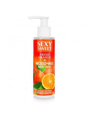 Молочко для тела с феромонами и ароматом апельсина Sexy Sweet Fresh Orange - 150 гр.