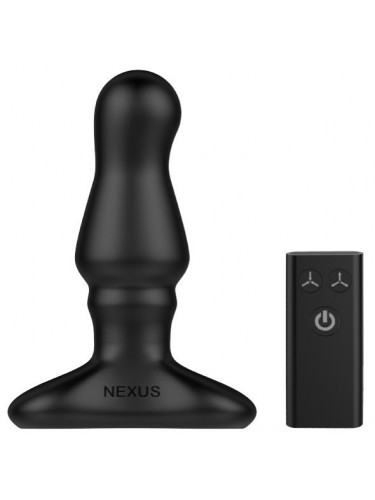 Черный вибростимулятор простаты Nexus Bolster - 12,3 см.