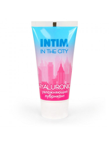 Увлажняющий лубрикант на водной основе Intim in the city Hyaluronic - 60 гр.
