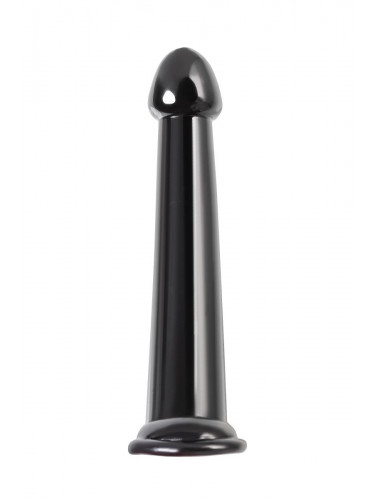Черный нереалистичный фаллоимитатор Jelly Dildo L - 20 см.