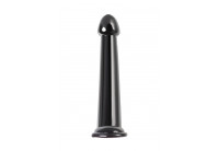 Черный нереалистичный фаллоимитатор Jelly Dildo L - 20 см.