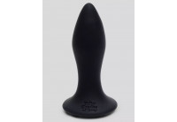 Черная анальная вибропробка Sensation Rechargeable Vibrating Butt Plug - 8,9 см.