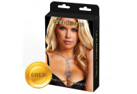 Галстук из золотистых кристаллов EXECUTIVE Rhinestone Tie