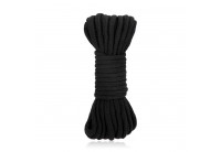 Черная хлопковая веревка для связывания Bondage Rope - 10 м.