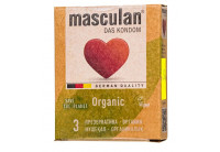 Экологически чистые презервативы Masculan Organic - 3 шт.