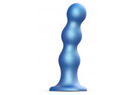 Голубая насадка Strap-On-Me Dildo Plug Balls size L