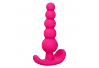 Розовая анальная елочка для ношения Cheeky X-5 Beads - 10,75 см.