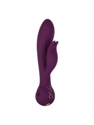 Фиолетовый вибратор-кролик Desire - 22,25 см.