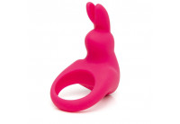 Розовое эрекционное виброкольцо Happy Rabbit Rechargeable Rabbit Cock Ring