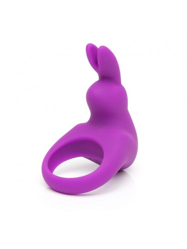 Фиолетовое эрекционное виброкольцо Happy Rabbit Rechargeable Rabbit Cock Ring