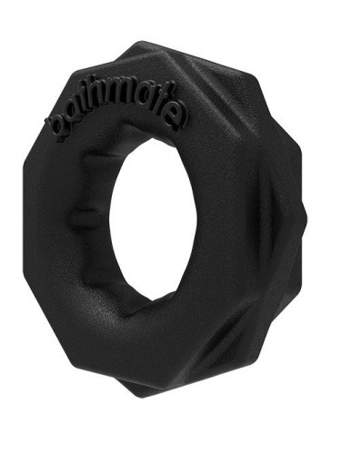 Чёрное эрекционное кольцо Spartan