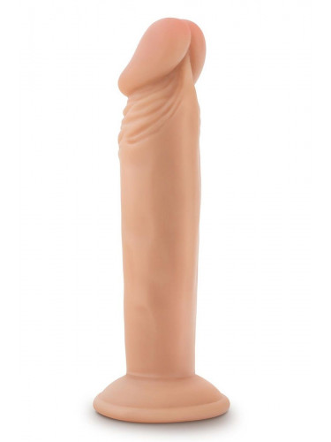 Телесный фаллоимитатор-реалистик 6 Inch Posable Dildo - 16,5 см.
