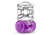 Фиолетовое эрекционное виброкольцо One Night Stand Vibrating C-Ring