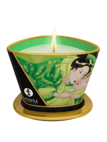 Массажная свеча Exotic Green Tea с ароматом зелёного чая - 170 мл.