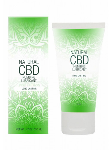 Лубрикант с пролонгирующим эффектом Natural CBD Numbing Lubricant - 50 мл.