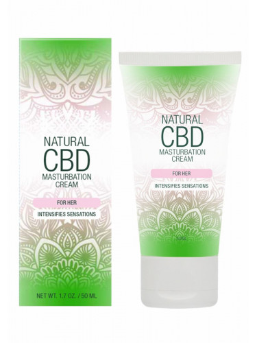 Крем для мастурбации для женщин Natural CBD Masturbation Cream For Her - 50 мл.